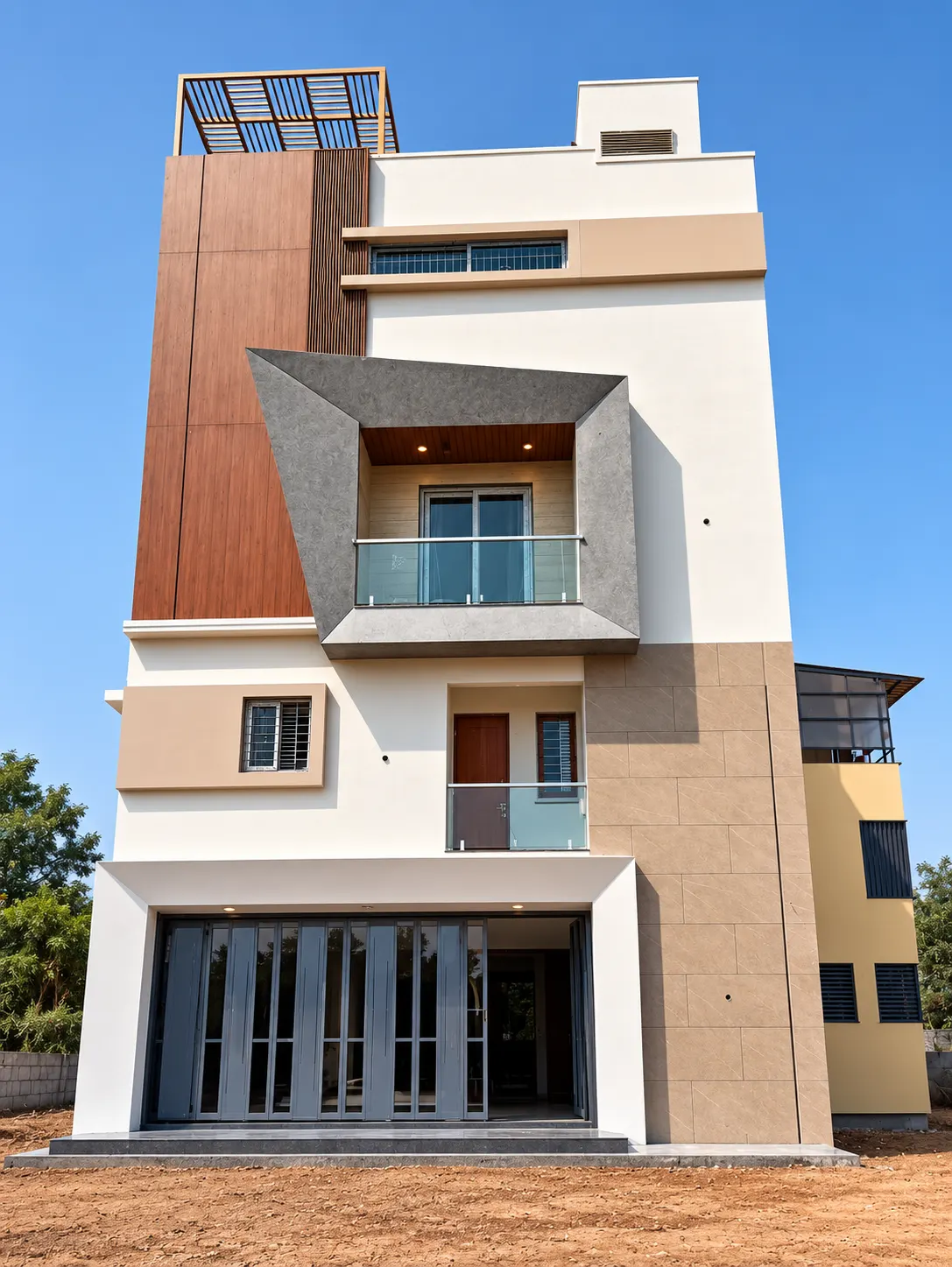 Front elevation, Residential project, Anjanapura