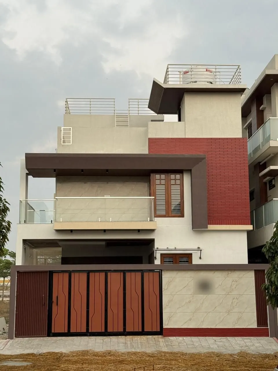 Front elevation, Residential project, Chandapura