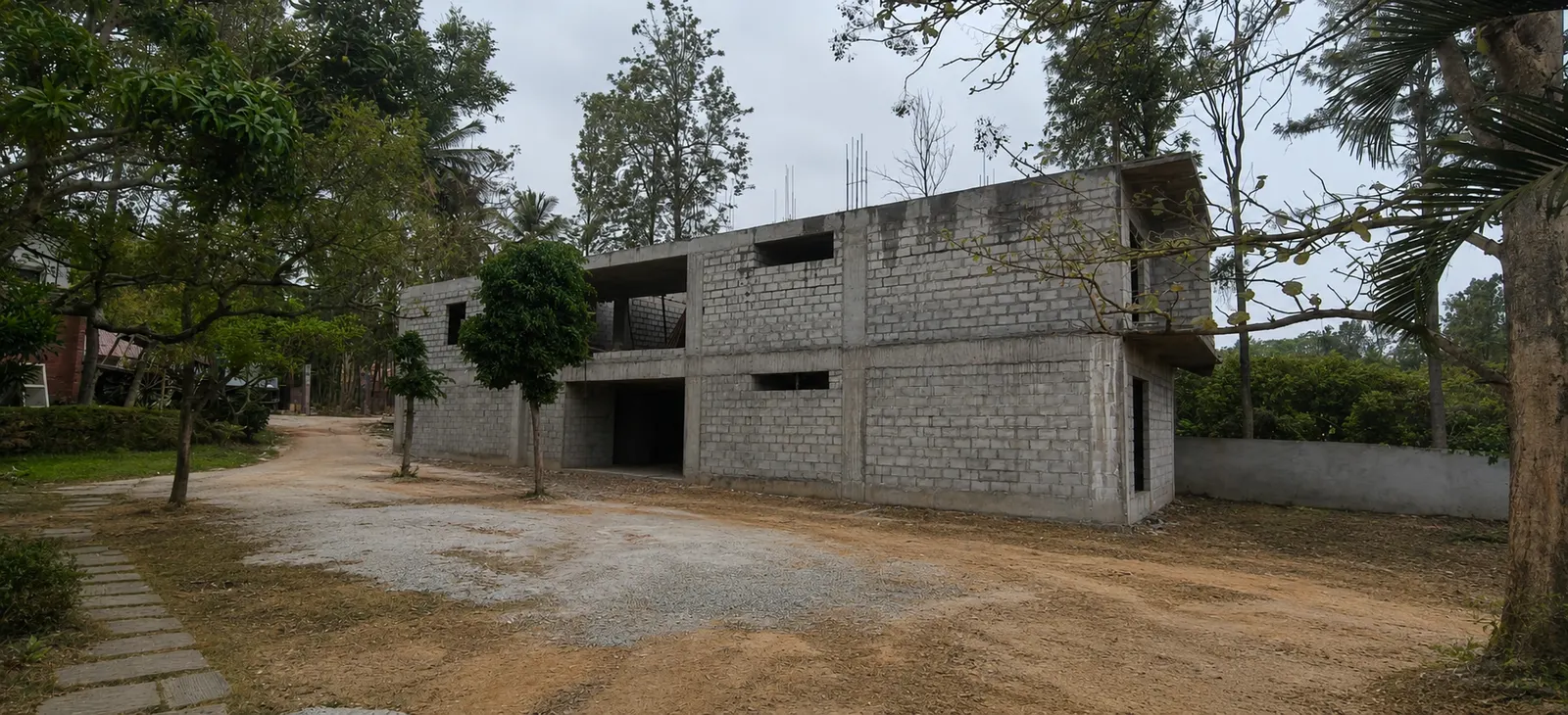 Building under construction, Commercial project, Udipalya